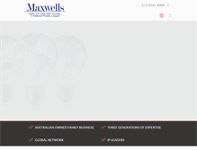 Tablet Screenshot of maxwell-ip.com
